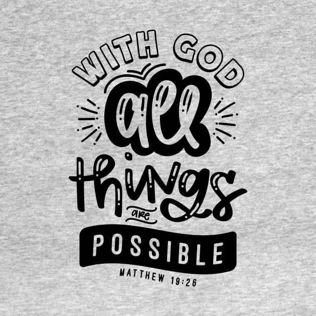 With God All Things Are Possible by CatsCrew